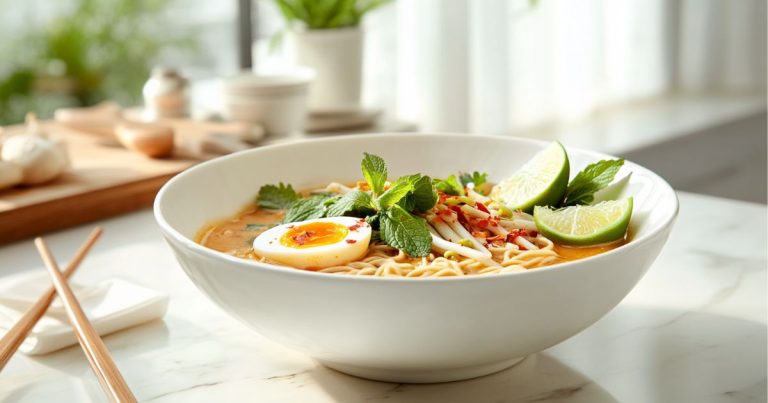 Quick & Easy Thai Peanut Butter Ramen Recipe