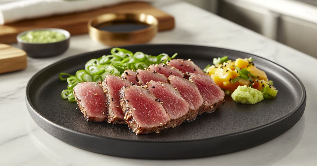 Seared Ahi Tuna Steaks