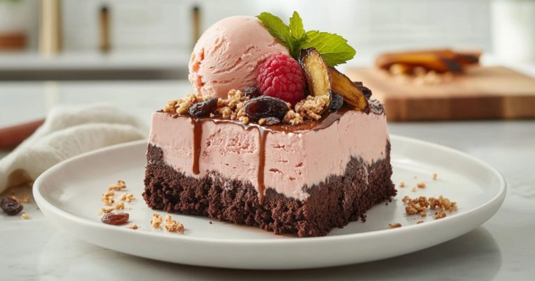 brownie ice cream cake