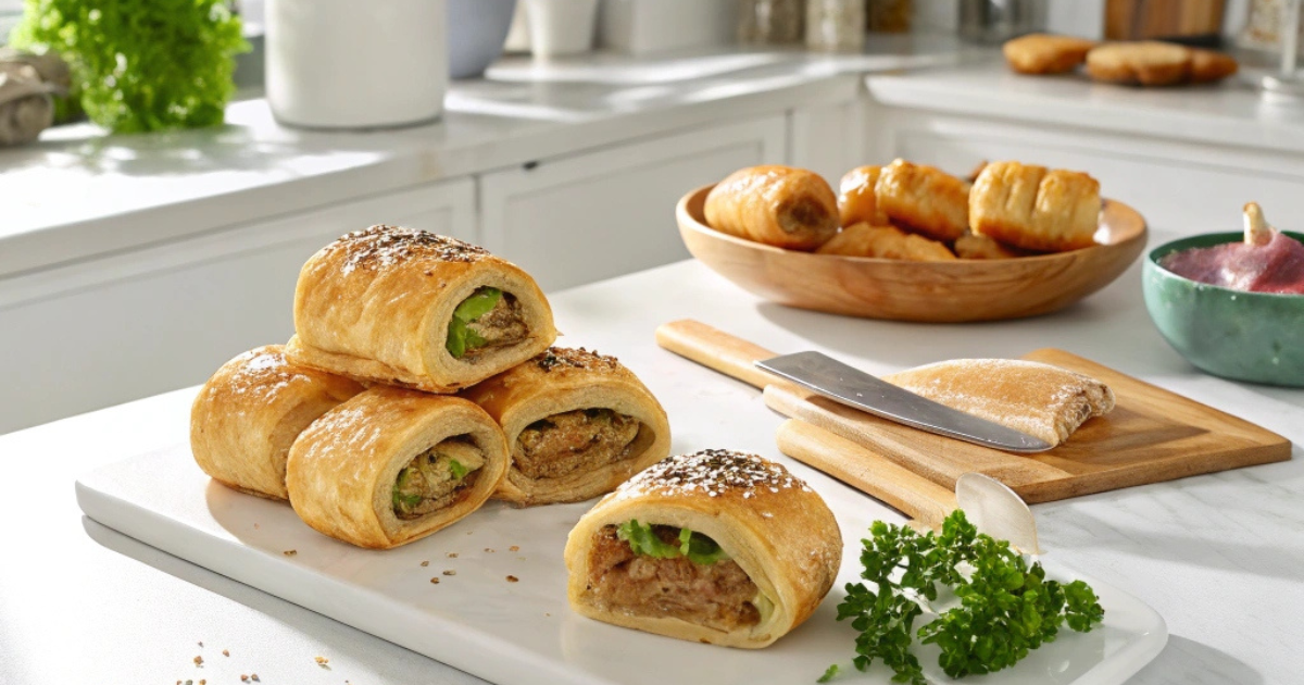 Beef Puff Pastry Roll